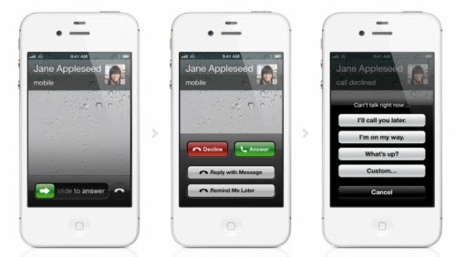 phone function of apple ios 6