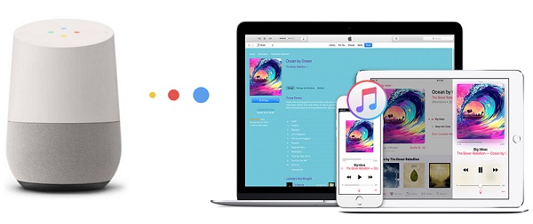 google home and itunes music