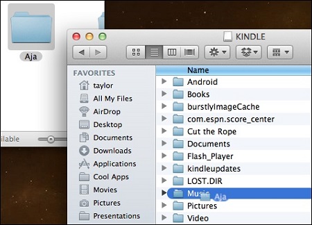 kindle file transfer mac