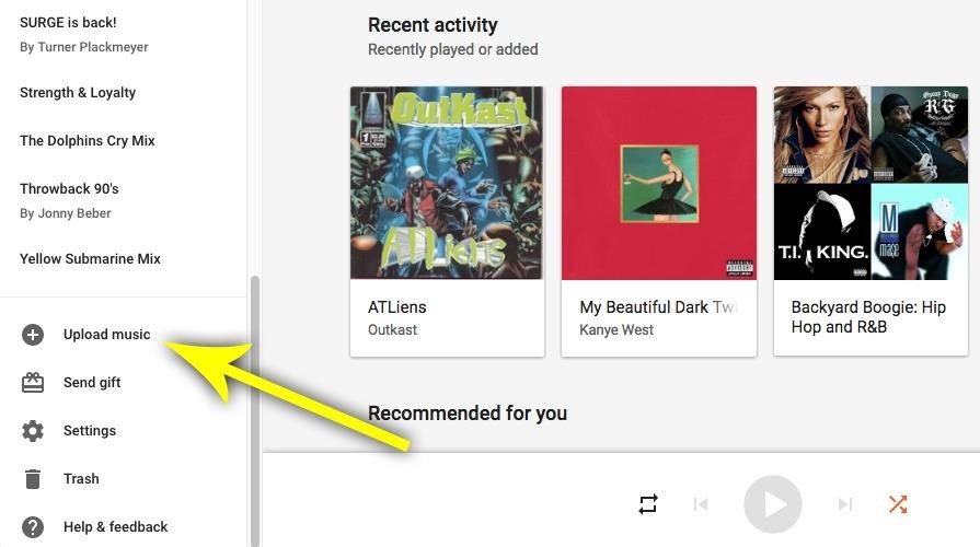 Move Spotify playlists to Google Play Music