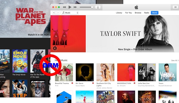 remove DRM protection from iTunes 