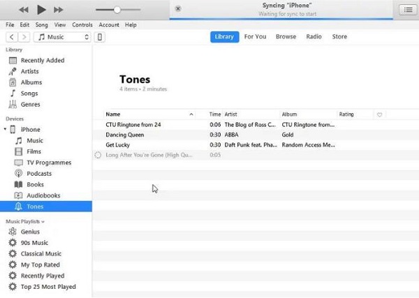 Set a custom ringtone on iPhone