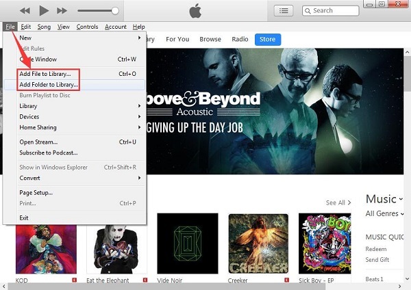 how to transfer music from spotify to itunes on iphone