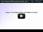 extract mp3 from m4v